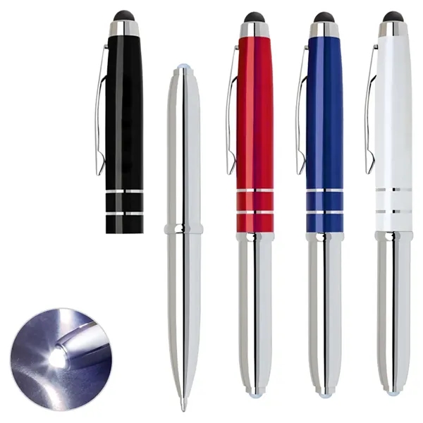 Stylus pen with LED flashlight.... from ASI 31517 Admart Products / Admart Line