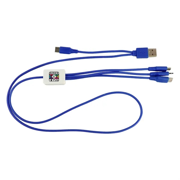 Dual Input 3' Snap Colorful Cable... from ASI 30208 A P Specialties / AP Specialties