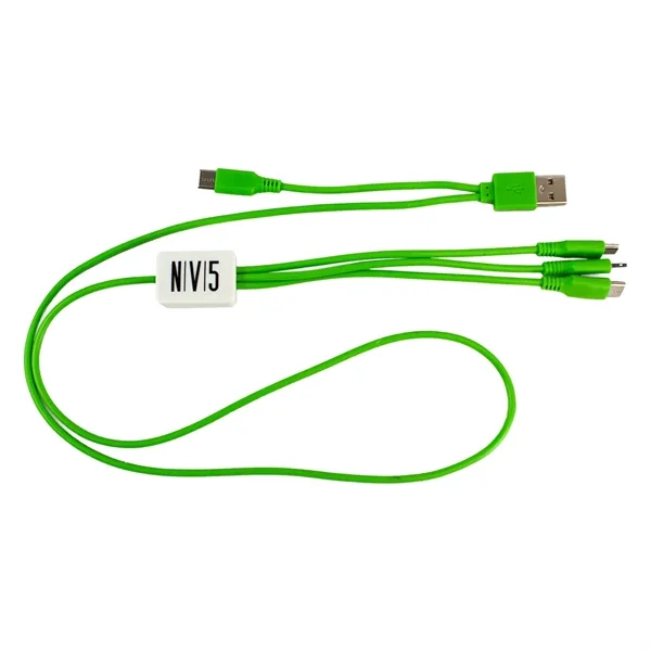 Dual Input 3' Snap Colorful Cable... from ASI 30208 A P Specialties / AP Specialties