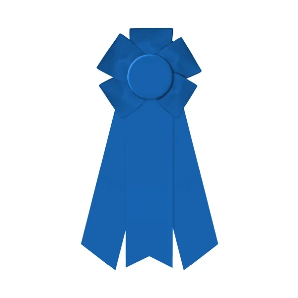 Rosette with 3 streamers, 2" middle dovetail and 1 5/8" sides... from ASI 93520 Ventura Inc