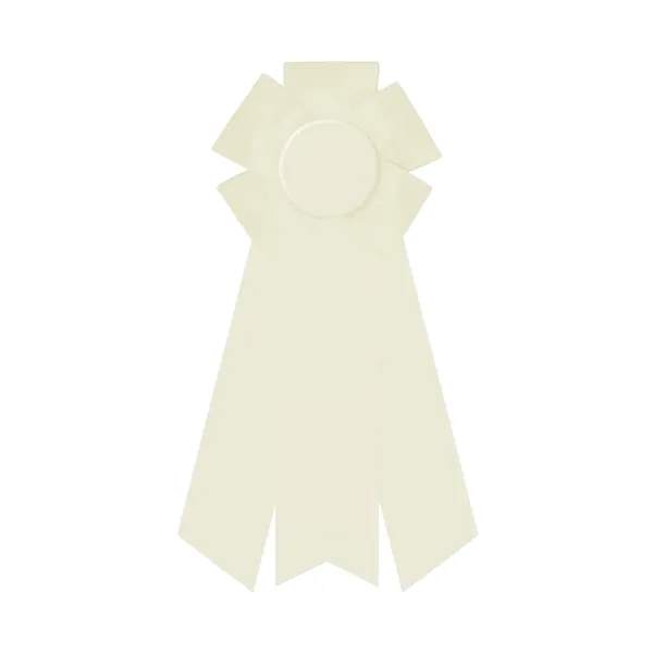 Rosette with 3 streamers, 2" middle dovetail and 1 5/8" sides... from ASI 93520 Ventura Inc