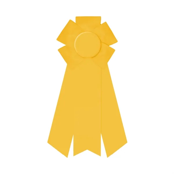 Rosette with 3 streamers, 2" middle dovetail and 1 5/8" sides... from ASI 93520 Ventura Inc