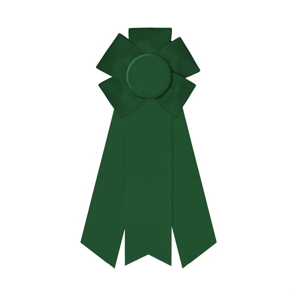 Rosette with 3 streamers, 2" middle dovetail and 1 5/8" sides... from ASI 93520 Ventura Inc