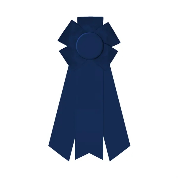 Rosette with 3 streamers, 2" middle dovetail and 1 5/8" sides... from ASI 93520 Ventura Inc