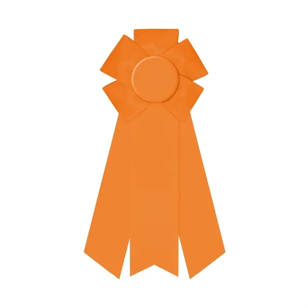 Rosette with 3 streamers, 2" middle dovetail and 1 5/8" sides... from ASI 93520 Ventura Inc