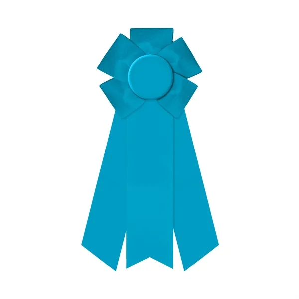 Rosette with 3 streamers, 2" middle dovetail and 1 5/8" sides... from ASI 93520 Ventura Inc