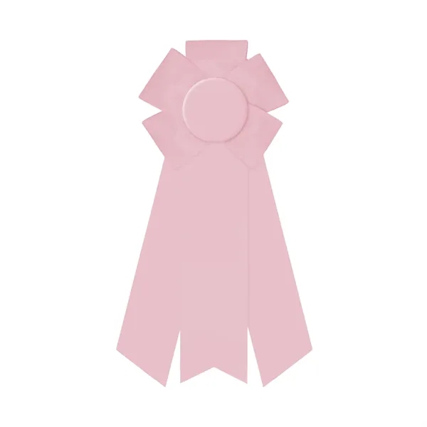 Rosette with 3 streamers, 2" middle dovetail and 1 5/8" sides... from ASI 93520 Ventura Inc