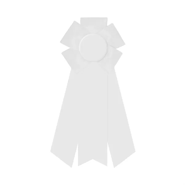 Rosette with 3 streamers, 2" middle dovetail and 1 5/8" sides... from ASI 93520 Ventura Inc