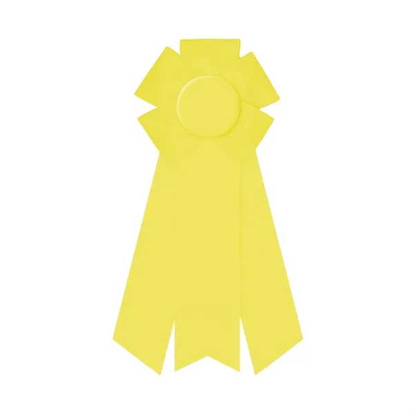 Rosette with 3 streamers, 2" middle dovetail and 1 5/8" sides... from ASI 93520 Ventura Inc