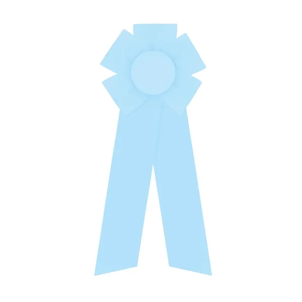 Rosette with two streamers 1 5/8" angled, 10" total length.... from ASI 93520 Ventura Inc