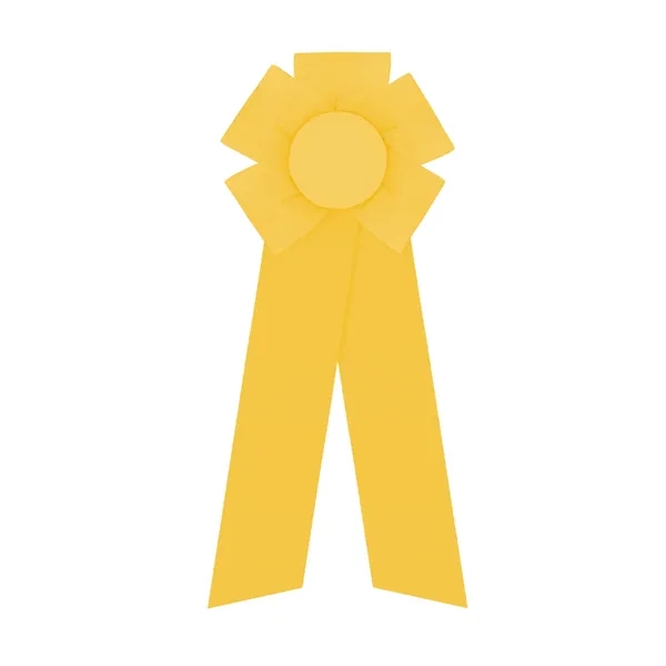 Rosette with two streamers 1 5/8" angled, 10" total length.... from ASI 93520 Ventura Inc