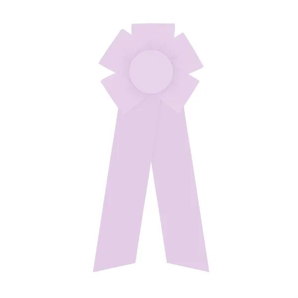 Rosette with two streamers 1 5/8" angled, 10" total length.... from ASI 93520 Ventura Inc