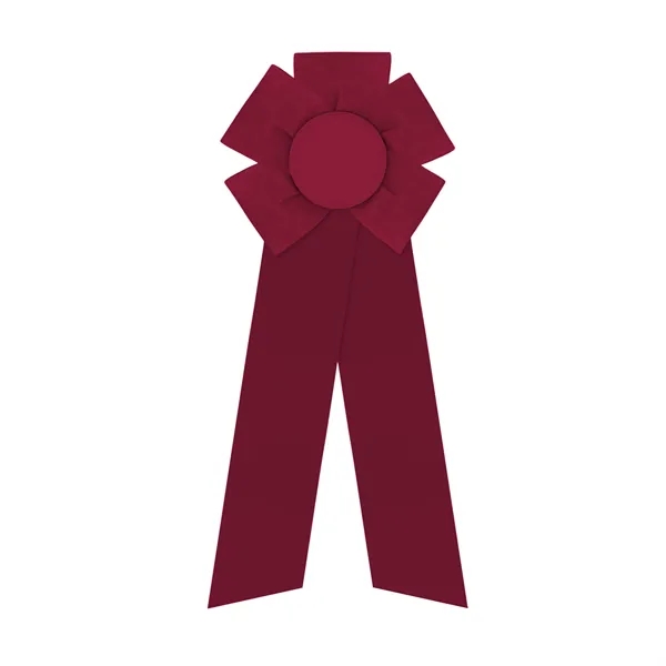 Rosette with two streamers 1 5/8" angled, 10" total length.... from ASI 93520 Ventura Inc