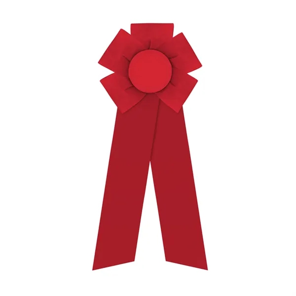 Rosette with two streamers 1 5/8" angled, 10" total length.... from ASI 93520 Ventura Inc