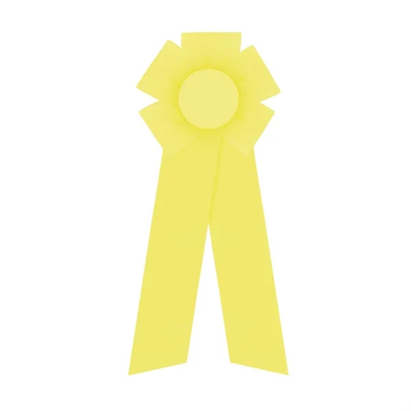 Rosette with two streamers 1 5/8" angled, 10" total length.... from ASI 93520 Ventura Inc