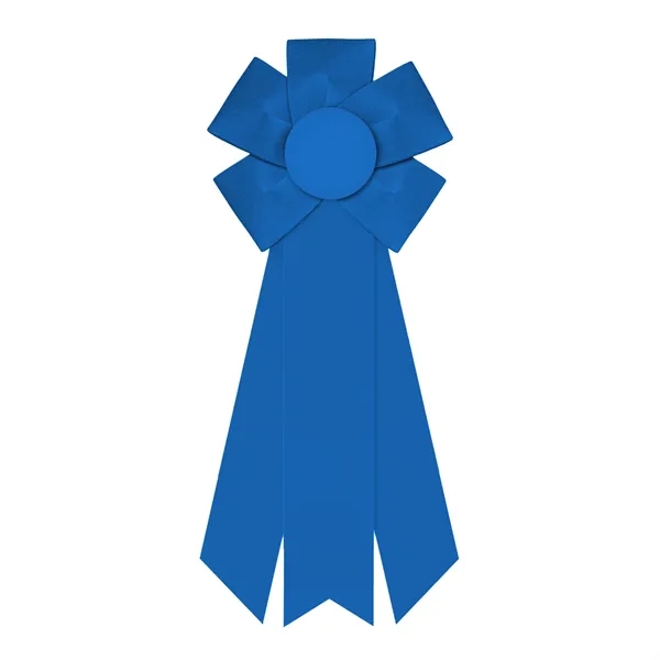 Rosette with 3 streamers 2" middle dovetail and 1 5/8" sides... from ASI 93520 Ventura Inc