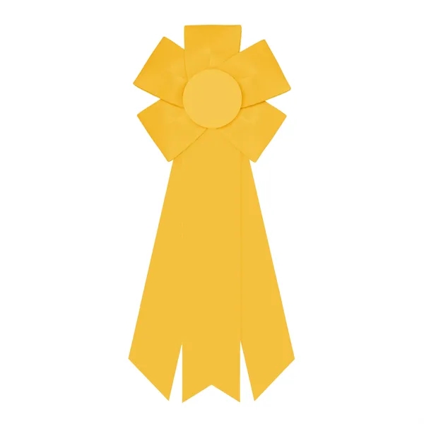 Rosette with 3 streamers 2" middle dovetail and 1 5/8" sides... from ASI 93520 Ventura Inc