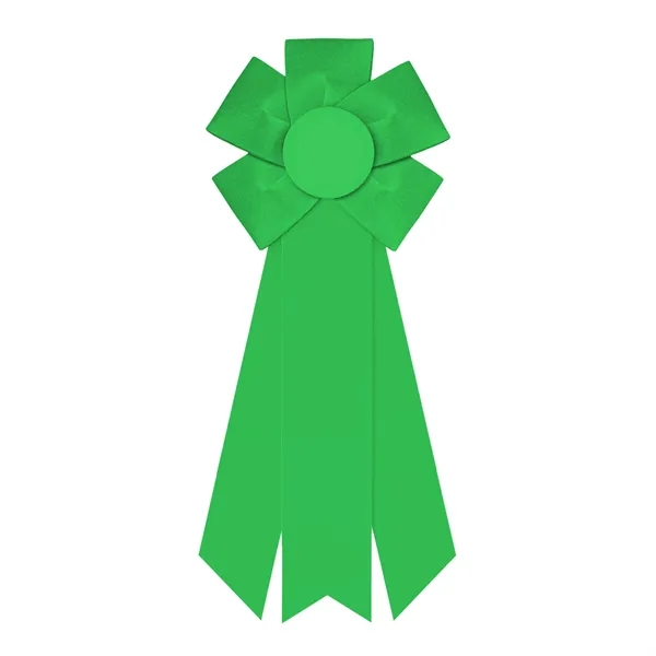 Rosette with 3 streamers 2" middle dovetail and 1 5/8" sides... from ASI 93520 Ventura Inc