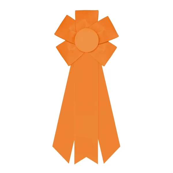 Rosette with 3 streamers 2" middle dovetail and 1 5/8" sides... from ASI 93520 Ventura Inc