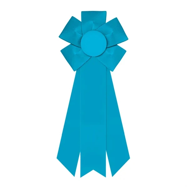 Rosette with 3 streamers 2" middle dovetail and 1 5/8" sides... from ASI 93520 Ventura Inc