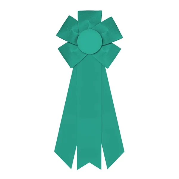 Rosette with 3 streamers 2" middle dovetail and 1 5/8" sides... from ASI 93520 Ventura Inc