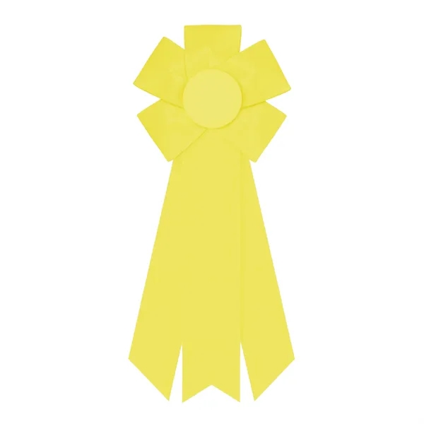 Rosette with 3 streamers 2" middle dovetail and 1 5/8" sides... from ASI 93520 Ventura Inc