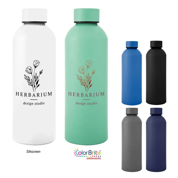 25 oz. recycled aluminum bottle with double wall construction and a... from ASI 61125 Hit Promotional Products / Hit®