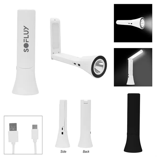 2-in-1 rechargeable flashlight and lamp.... from ASI 61125 Hit Promotional Products / Hit®