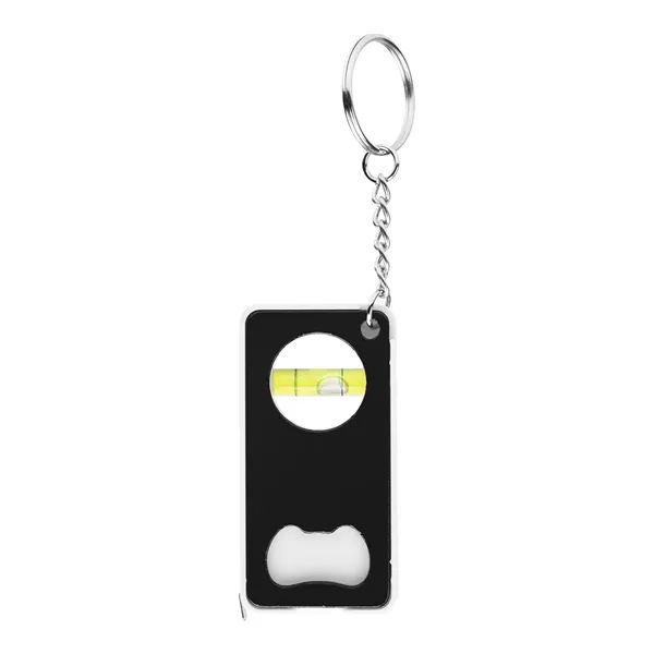 3-in-1 key chain with tape measure, level and bottle opener.... from ASI 61125 Hit Promotional Products / Hit®