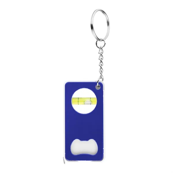 3-in-1 key chain with tape measure, level and bottle opener.... from ASI 61125 Hit Promotional Products / Hit®