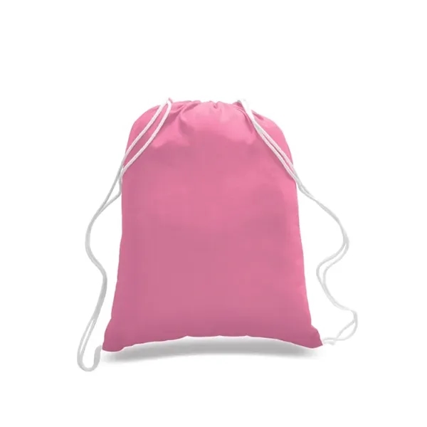 100% cotton. Drawstring.100% Cotton Sheeting Drawstring Sport Pack.... from ASI 72657 Active Life Promo / Apres Ski Active Life