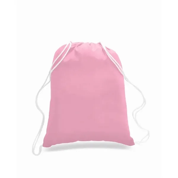 100% cotton. Drawstring.100% Cotton Sheeting Drawstring Sport Pack.... from ASI 72657 Active Life Promo / Apres Ski Active Life