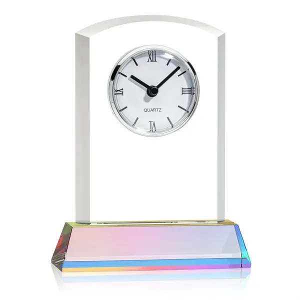 Our stunning Optical Crystal Sheffield Clock on Newhaven Base is a... from ASI 84592 St Regis Group