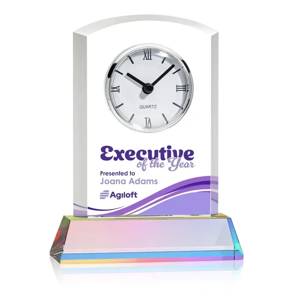 Our stunning Optical Crystal Sheffield VividPrint™ Clock is a masterpiece of... from ASI 84592 St Regis Group