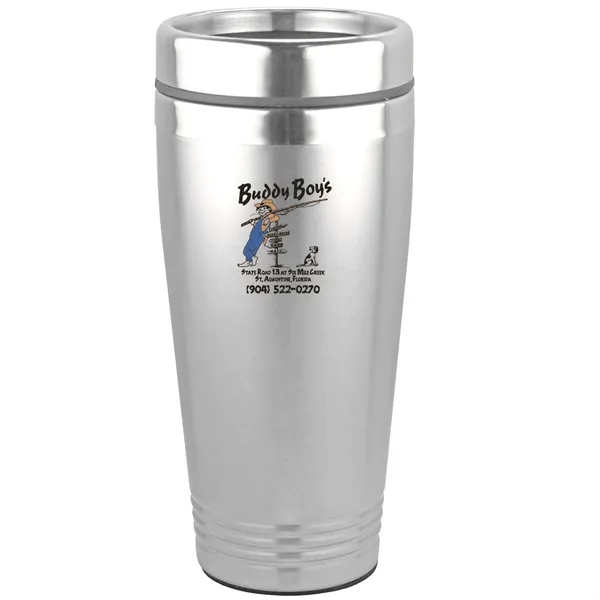 16 ounce stainless steel tumbler with double wall insulation and thumb... from ASI 39820 Opusline (Benmex) / Opus Line