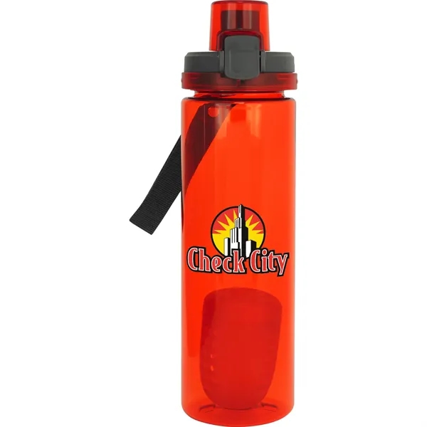 Locking Lid 24 oz. Colorful Bottle With Floating Infuser... from ASI 30208 A P Specialties / AP Specialties