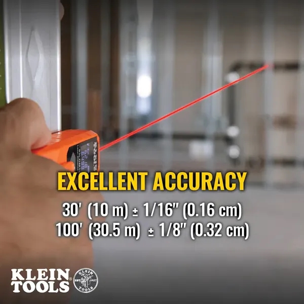 Compact Laser Distance Measure provides fast, accurate measurements up to 100'.... from ASI 41561 Brand Box USA, LLC