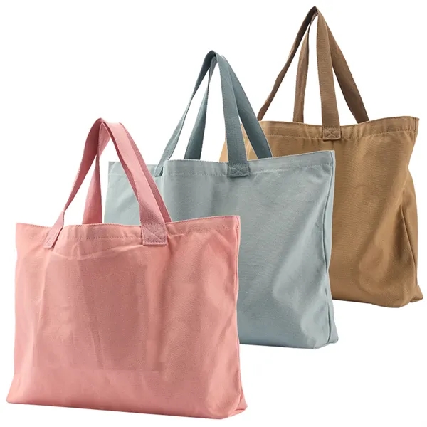 12oz. cotton canvas tote shopping bag (with and without inner pocket)... from ASI 37218 Athena Promo (tm)