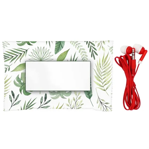 Leaf Wrapped Up Ear Bud Set... from ASI 30208 A P Specialties / AP Specialties