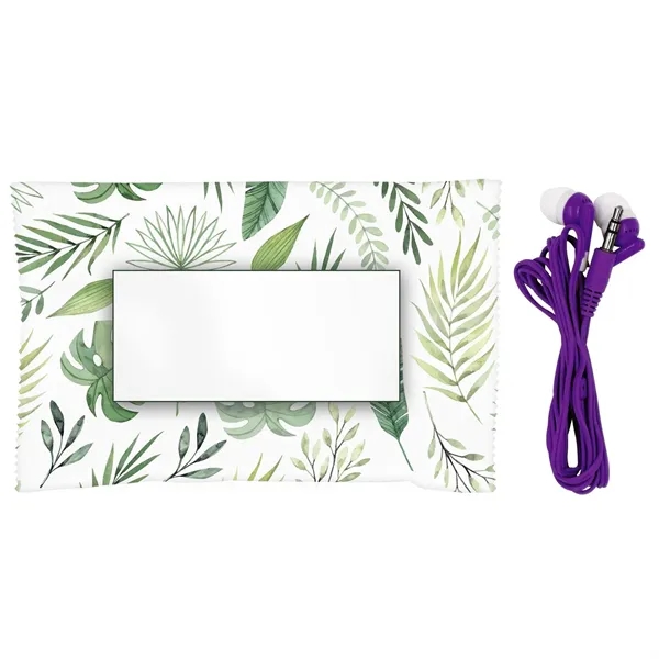 Leaf Wrapped Up Ear Bud Set... from ASI 30208 A P Specialties / AP Specialties