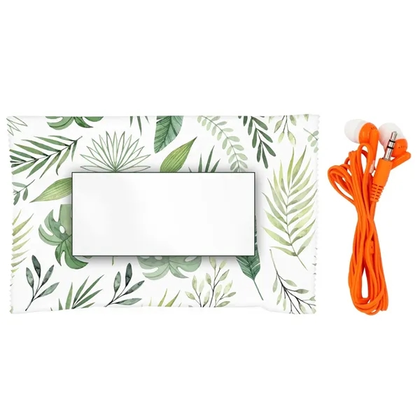 Leaf Wrapped Up Ear Bud Set... from ASI 30208 A P Specialties / AP Specialties