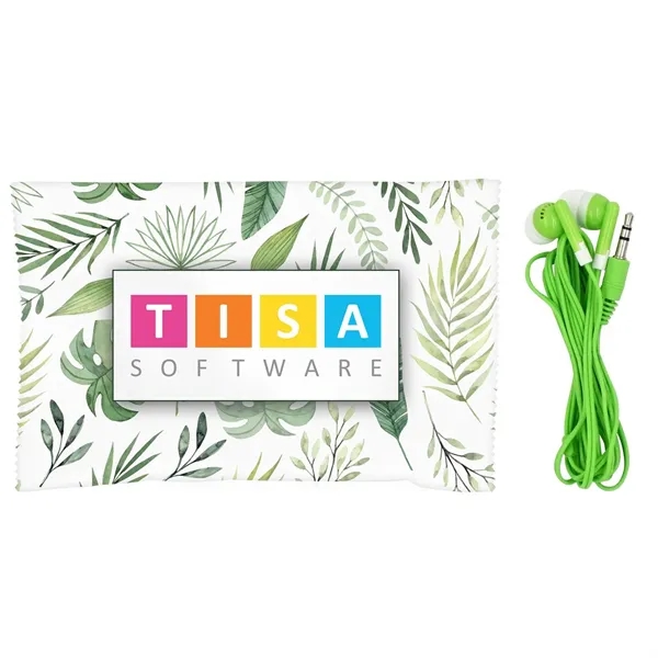 Leaf Wrapped Up Ear Bud Set... from ASI 30208 A P Specialties / AP Specialties