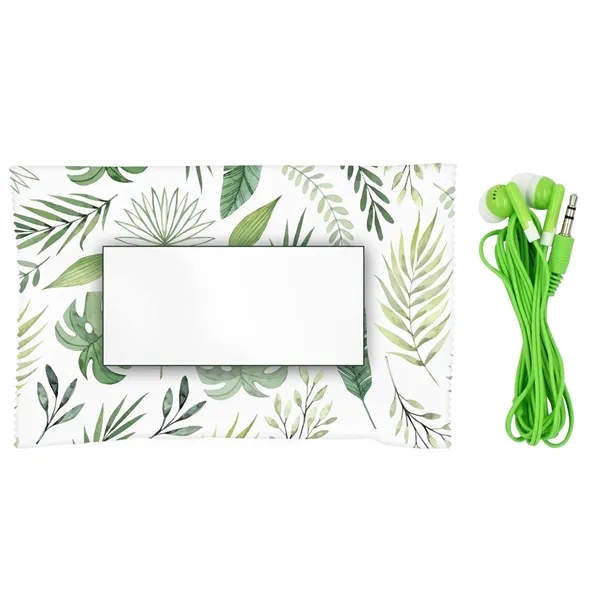 Leaf Wrapped Up Ear Bud Set... from ASI 30208 A P Specialties / AP Specialties