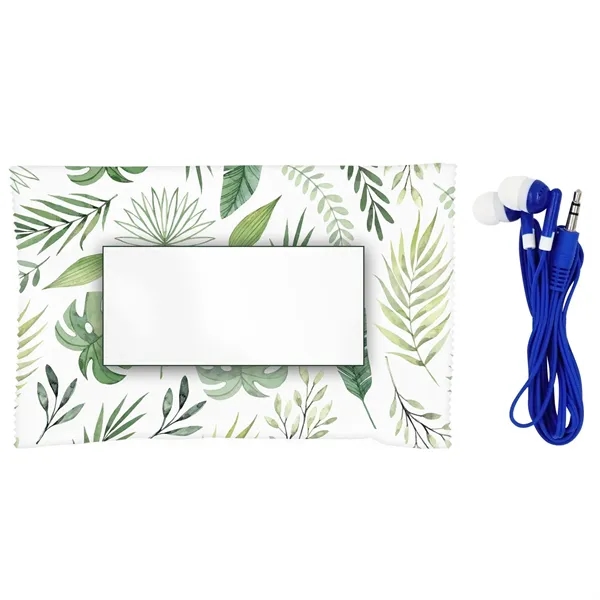 Leaf Wrapped Up Ear Bud Set... from ASI 30208 A P Specialties / AP Specialties