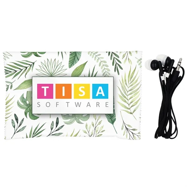 Leaf Wrapped Up Ear Bud Set... from ASI 30208 A P Specialties / AP Specialties