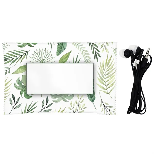 Leaf Wrapped Up Ear Bud Set... from ASI 30208 A P Specialties / AP Specialties