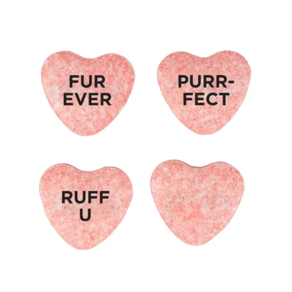 Domed tin - imprinted conversation hearts.... from ASI 44900 NC Custom (CI/Lanco)