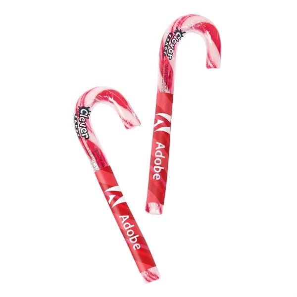 Large candy cane with a clear label.... from ASI 44900 NC Custom (CI/Lanco) / Chocolate Inn