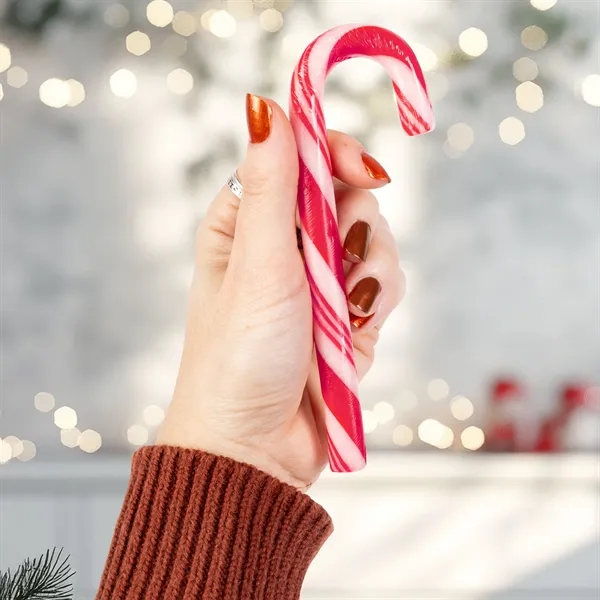 Large candy cane with a clear label.... from ASI 44900 NC Custom (CI/Lanco) / Chocolate Inn