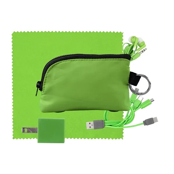 Zip Around Cable, Cloth, Wall & Ear Bud Kit... from ASI 30208 A P Specialties